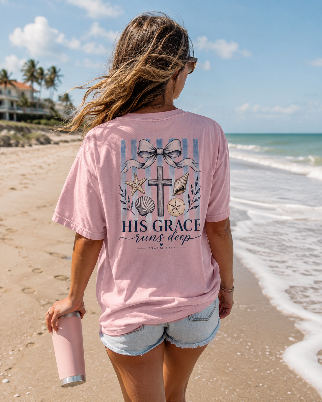 His Grace Runs Deep - On Back
