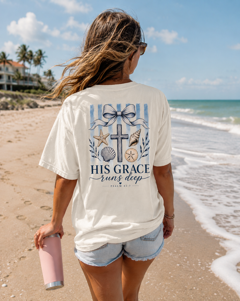 His Grace Runs Deep - On Back