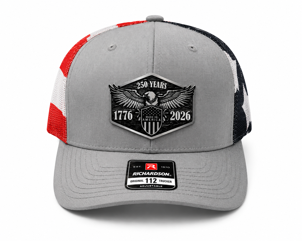 Acrylic 250 Years 4th of July Hat