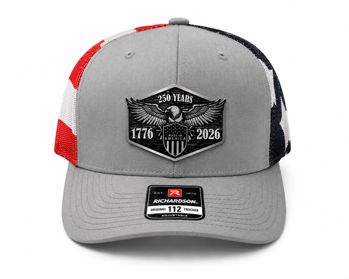 Acrylic 250 Years 4th of July Hat