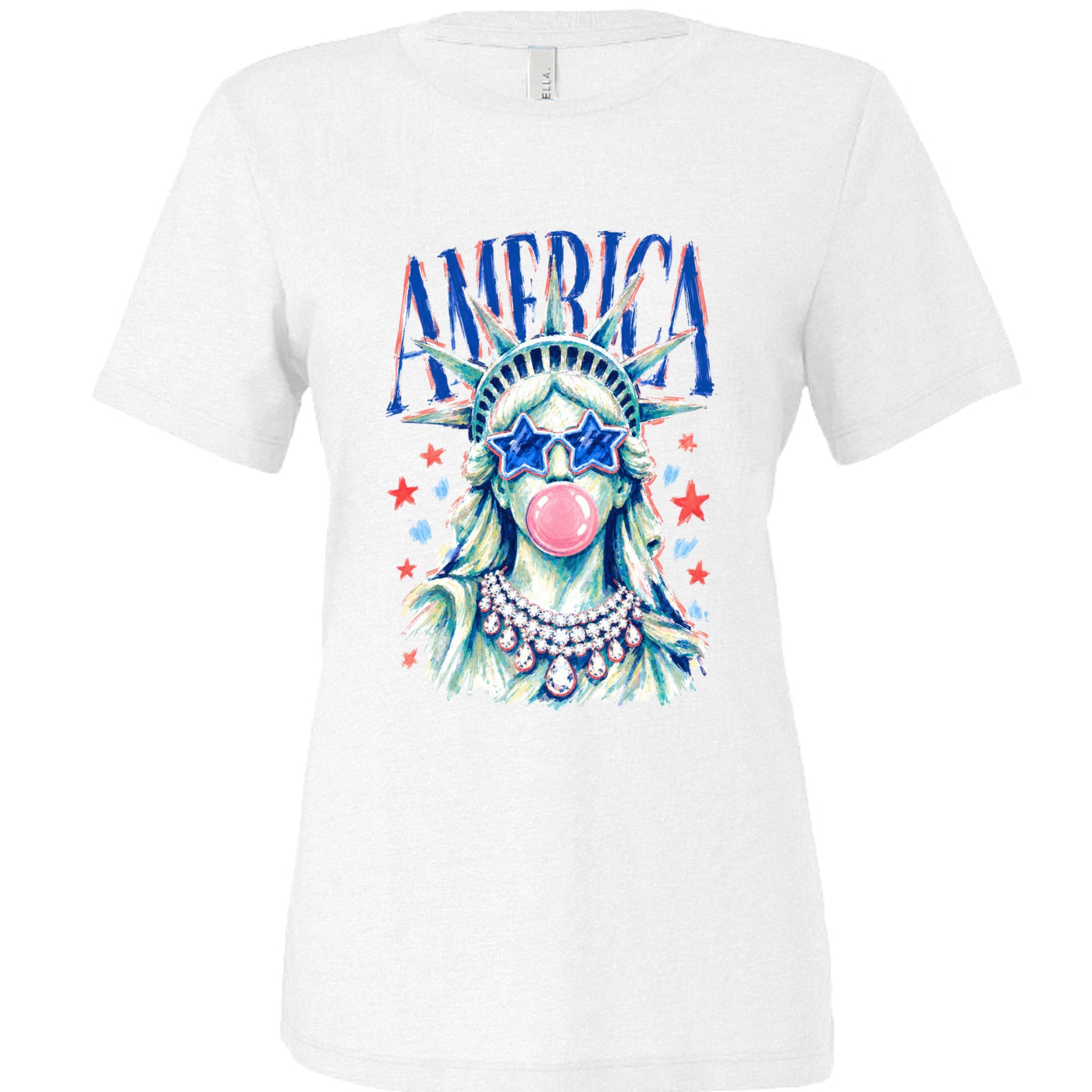 SOLID WHT TRIBELND - 6413 - FRONT