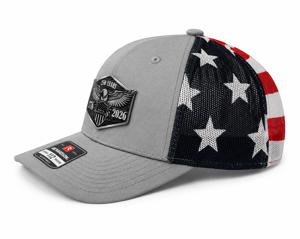 Acrylic 250 Years 4th of July Hat